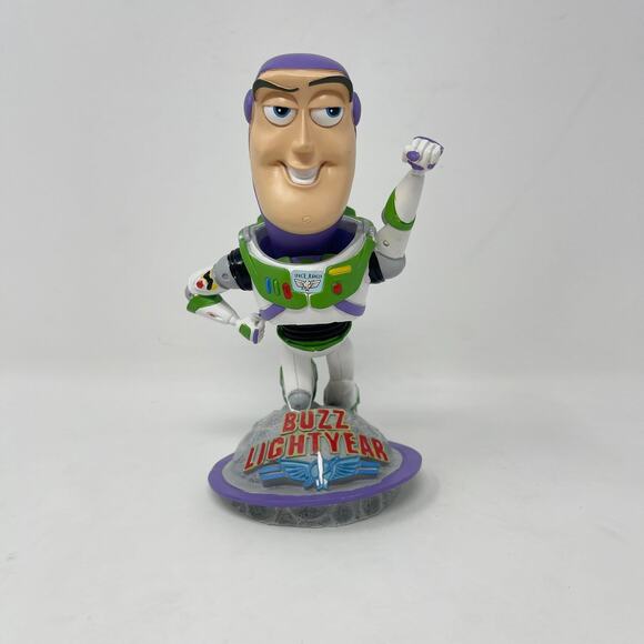 Disney Pixar Bobble Dobbles Toy Story Buzz Lightyear 7" Bobblehead MISSING WINGS - Picture 1 of 9